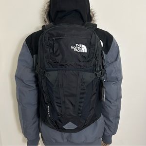 The North Face Unisex Recon Backpack School Bag TNF Black BRAND NEW WITH TAGS!